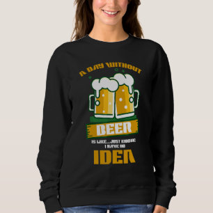 Sudadera Beber Cerveza Alcohol  Batería Baja Necesito Cerve