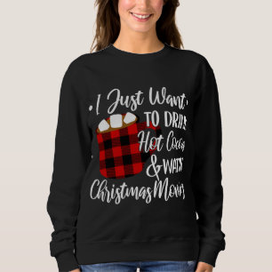 Sudadera Beber Hot Cocoa Watch Navidades Películas Búfalo P