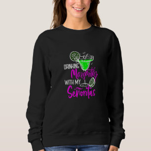 Sudadera Beber Margaritas con mi Bonito Senoritas Bride