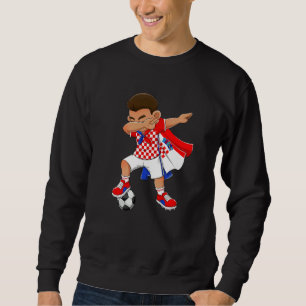 Sudadera Beber niño de fútbol de Croacia Bandera de fútbol