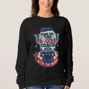 Sudadera Bebés En El Entrenador Con La Barba Para Un Juego 