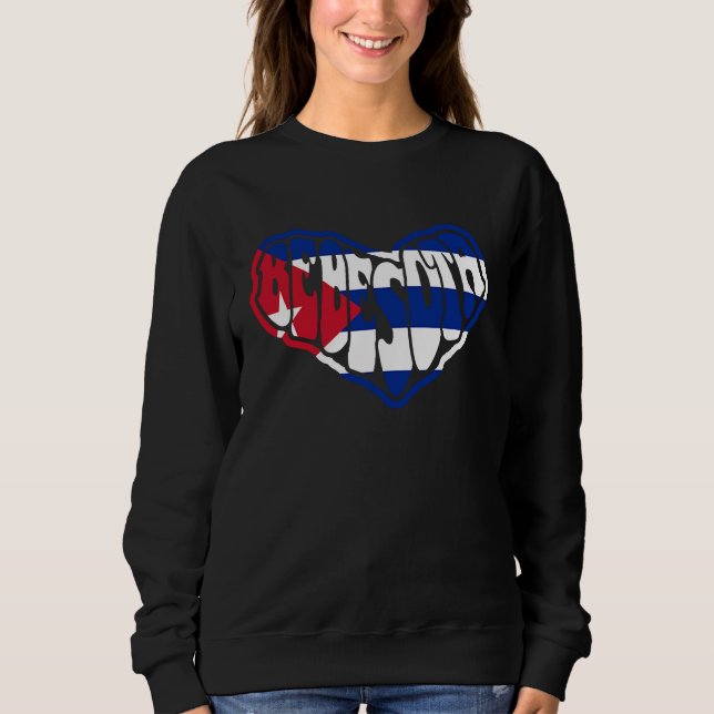 Sudadera Bebesota Cuban Flag Reggaetón No Eres Bebecita Ere (Anverso)