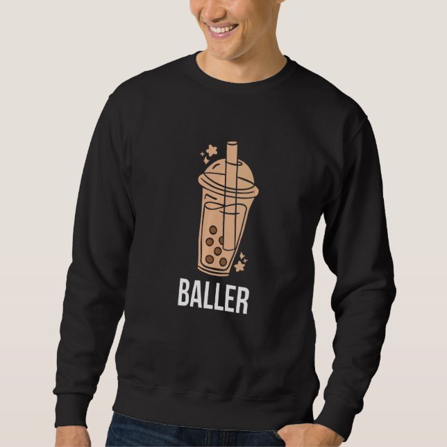 Sudadera Bebida Boba Boba Entusiast Tapioca Boba (Anverso)