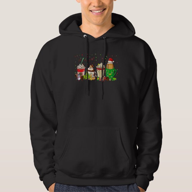 Sudadera Bebida de café de Navidad para el día del partido  (Anverso)