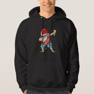 Sudadera Bebida De Cerveza Dabbing Santa Hawaii Xmas Para H