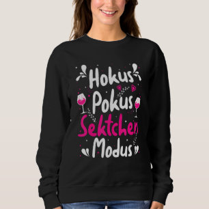 Sudadera Bebida de champán Chica de champán Hokus Pokus Cha