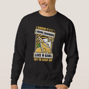 Sudadera Bebida de Frutas Cítricas Lemonade Girl Limón Limo