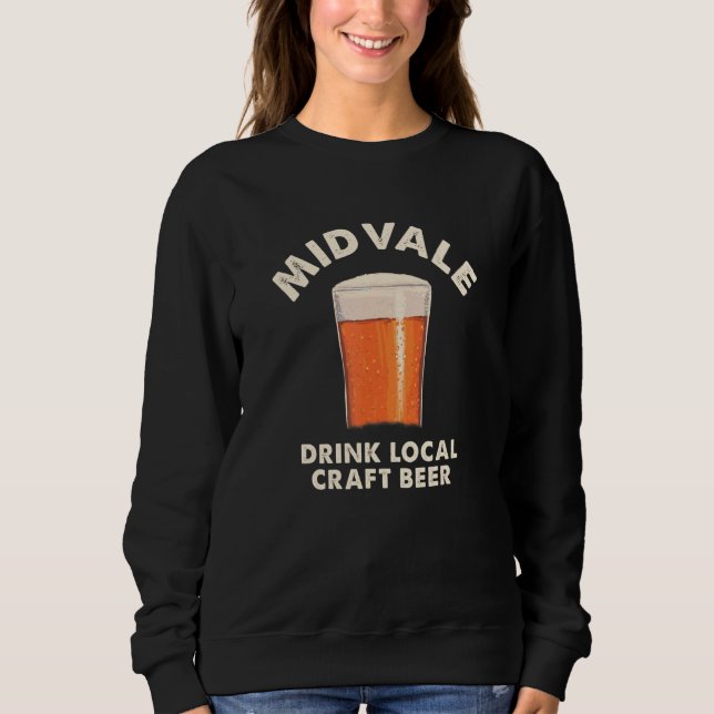 Sudadera Bebida de Midvale Beer artesanal local Utah Bebien (Anverso)