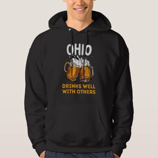Sudadera Bebida de Ohio Beer Cerveza local Bebe Microbrew C (Anverso)
