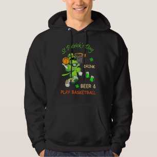 Sudadera Bebida en el Día de San Patricio y jugar al balonc
