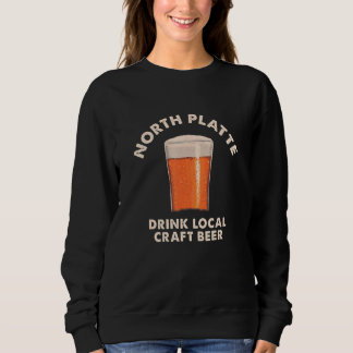 Sudadera Bebida en Plata Norte Beer Beer Nebraska Bebe