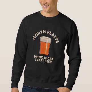Sudadera Bebida en Plata Norte Beer Beer Nebraska Bebe