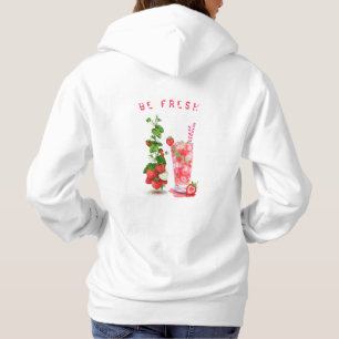 Sudadera Bebida Guay de jugo de fresa fresca - frutas de ve