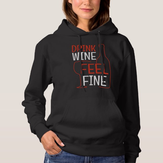 Sudadera Bebida Guay Wine Making Feeling Fine Wine (Anverso)