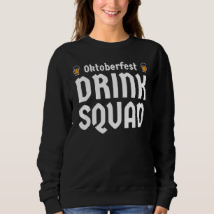 Sudadera Bebida Oktoberfest Squad de cerveza bávara alemana