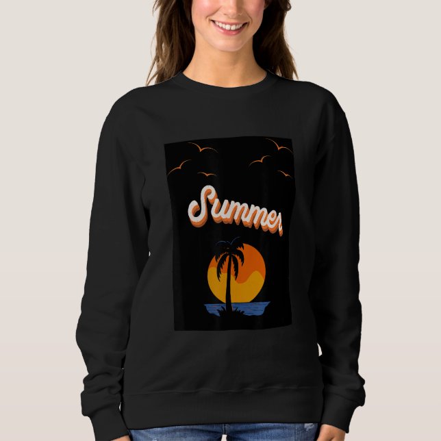 Sudadera Bebida soleada de verano y relajación (Anverso)