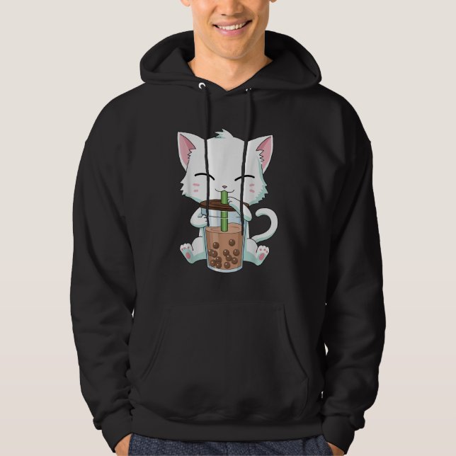 Sudadera  Bebidas de té de burbuja Boba Bebedores de burbuj (Anverso)