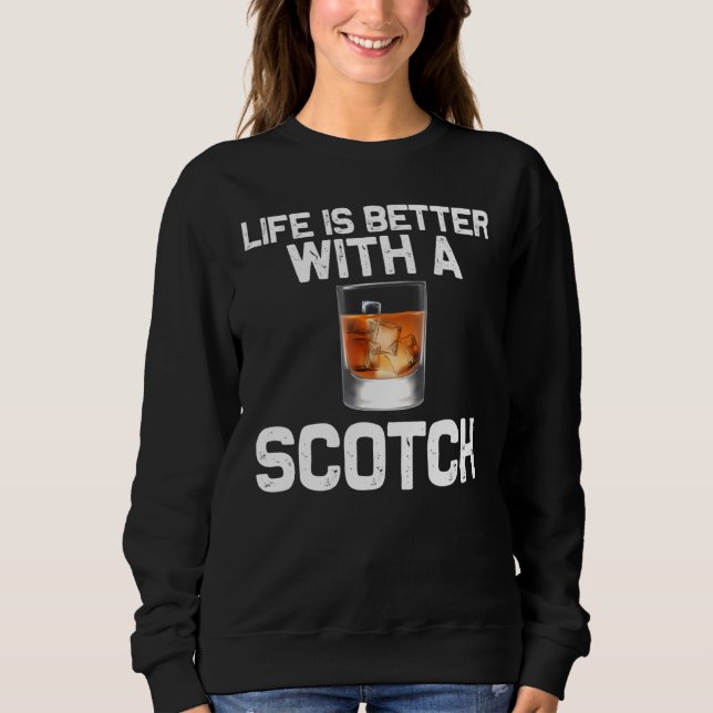 Sudadera Bebidas escocesas Hombres Mujeres Scotch Whiskey 2 (Anverso)