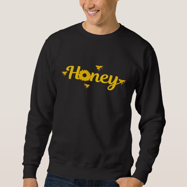 Sudadera Bebidas Honey Flower Beekeeper Beekeeper (Anverso)