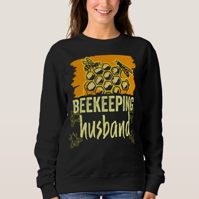 Sudadera Bebidas maridas apicultoras Hobby Beekeeper Saying (Anverso)