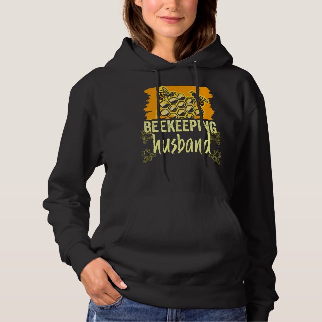 Sudadera Bebidas maridas apicultoras Hobby Beekeeper Saying (Anverso)