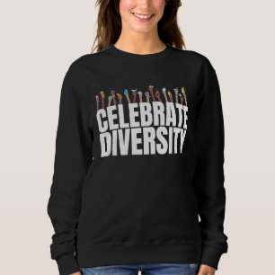 Sudadera Bebiendo Celebra la Diversidad para Barman