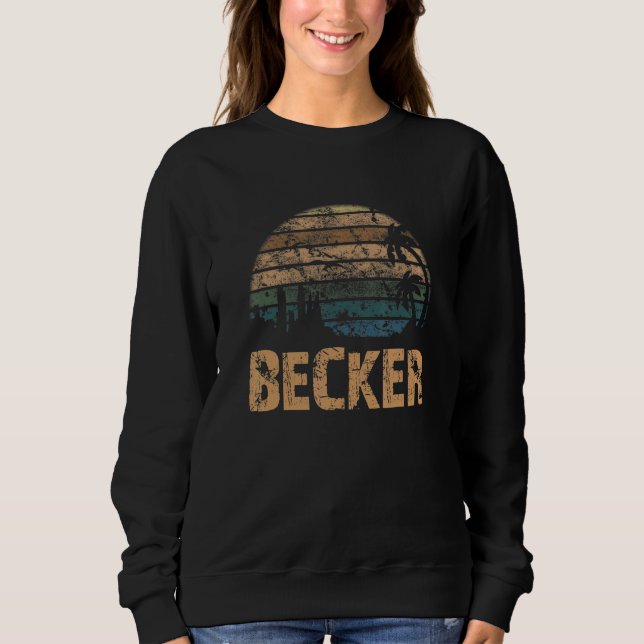 Sudadera Becker Vintage Atardecer Desgastado (Anverso)