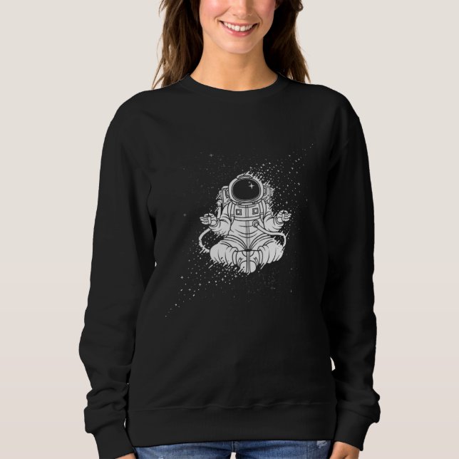 Sudadera Becoming One With Universe Astronaut Zen Space Gal (Anverso)