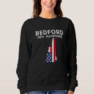 Sudadera Bedford New Hampshire USA State America Travel