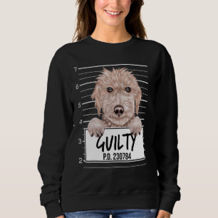 Sudadera Bedlington Terrier Mugshot Guilty Dog