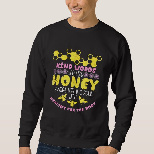Sudadera Bee Beekeeper Honey Pun (Anverso)