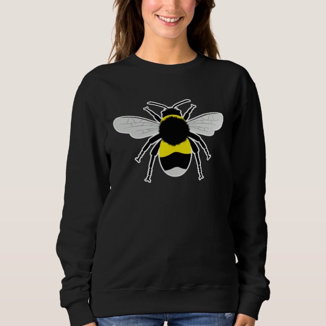 Sudadera bee insect animal protection love (Anverso)