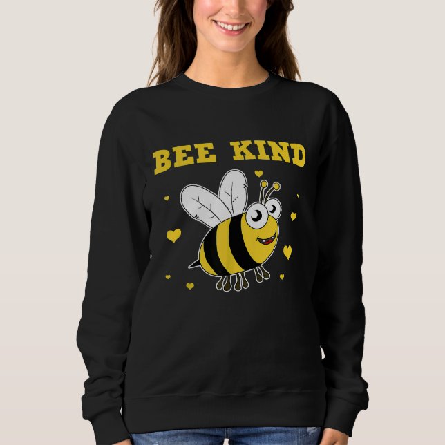 Sudadera Bee Kind Cute Bumble Bee Kindness (Anverso)