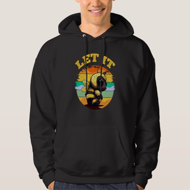 Sudadera Bee Let it Beekeeper Honeybee Beekeeping (Anverso)