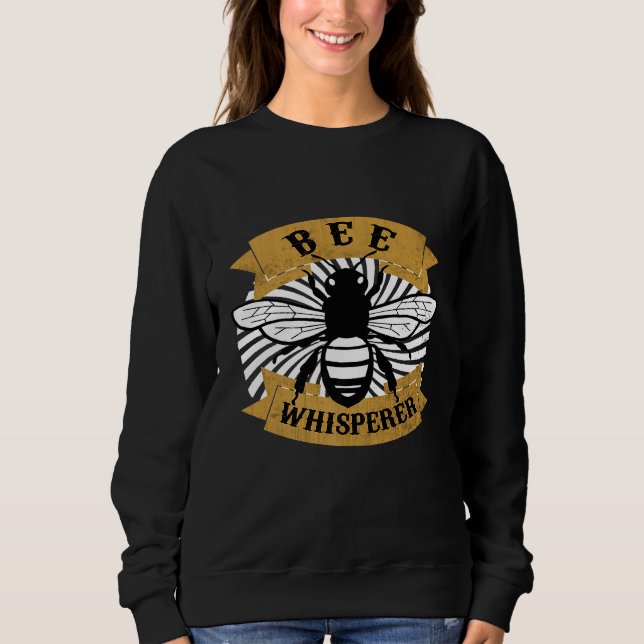 Sudadera Bee Whisperer Bee Conservando Para El Abetero (Anverso)