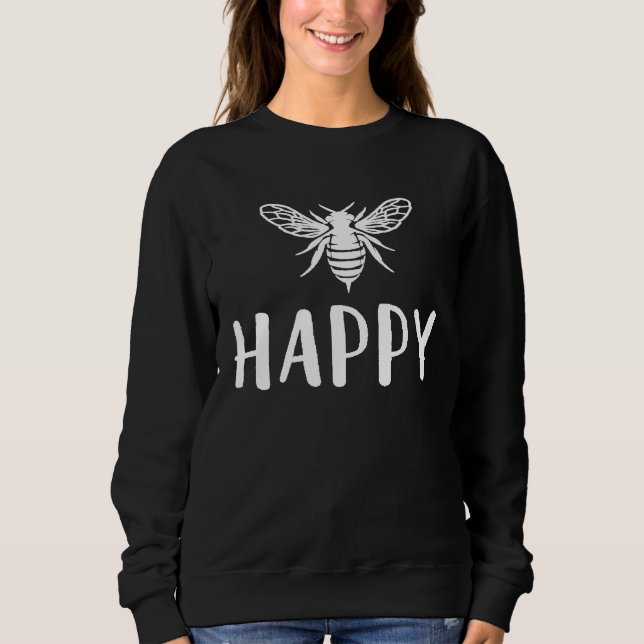 Sudadera Beee Happy Beekeeper (Anverso)