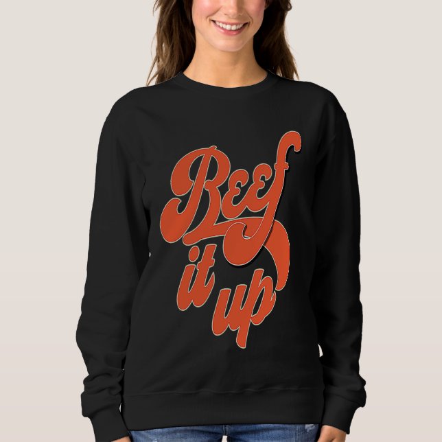 Sudadera Beef It Up Retro 50's & 60's Street Wear (Anverso)