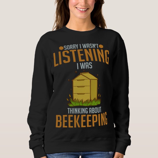 Sudadera Beekeeping Honey Farmer Bees Beginner Beekeeper (Anverso)