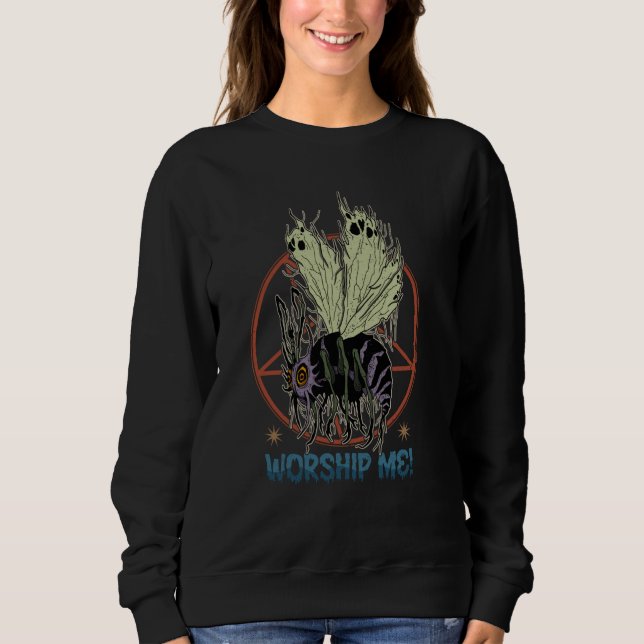 Sudadera Beelzebub muerte ocultado satán diablo gótico necr (Anverso)