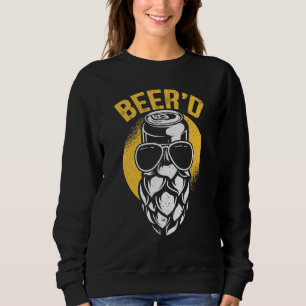 Sudadera Beer Beer Beerk con barba Beerker Alcohol Abeja