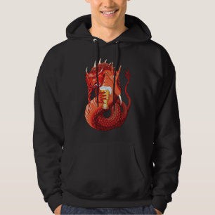Sudadera Beer Beer Dragon Hoodie Masculino