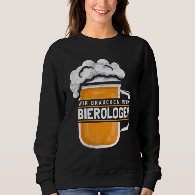 Sudadera Beer Beer Ologist Virologs Fiesta Alcohol (Anverso)