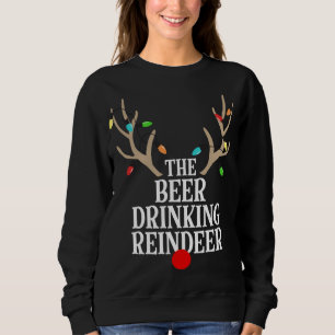 Sudadera Beer Beer Reindeer Navidades familiares a juego P