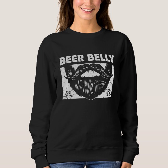Sudadera Beer Belly Daddy Lifestyle Dad Habits Beer  Drinki (Anverso)