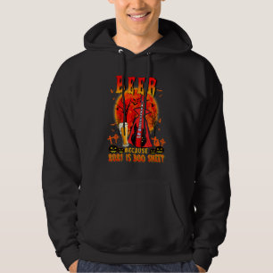 Sudadera Beer Boo, bruja de guitarra eléctrica, dice Pun
