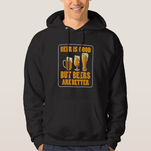 Sudadera beer craftbeer beer cerveza bar (Anverso)