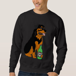 Sudadera Beer de perro de Rottweiler