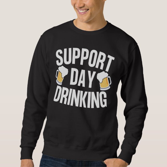 Sudadera Beer divertida en el día de la bebida 2024 (Anverso)