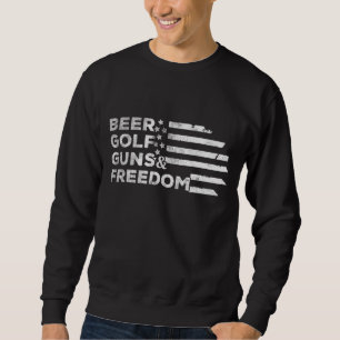 Sudadera Beer Golf Guns Freedom