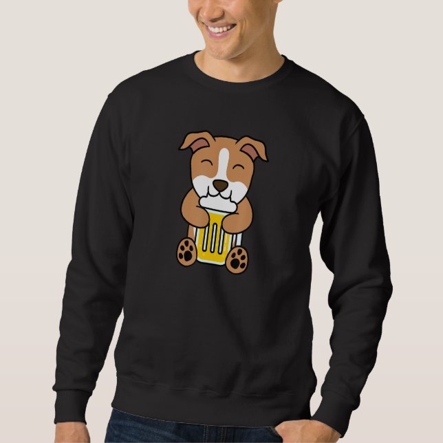 Sudadera Beer Greyhound Dog (Anverso)